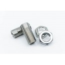 Quick Release Rear Wheel Axle Receivers (pair) - 1/2"