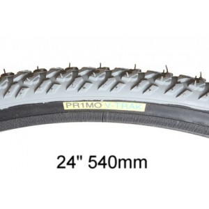 Primo V-Trak CST Non-Marking Grey Knobby Tires (pair) - 24" (540mm)