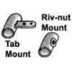A Sample of Q-Tab or Riv-nut Mount