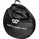  CD foam padded wheel bag for two wheels up to 700c.