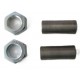 Quick Release Rear Wheel Axle Receivers (pair) - 5/8"